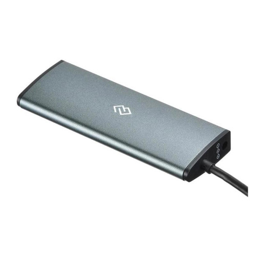 Разветвитель USB-C Digma HUB-4U3.0-UC-G 4порт. серый