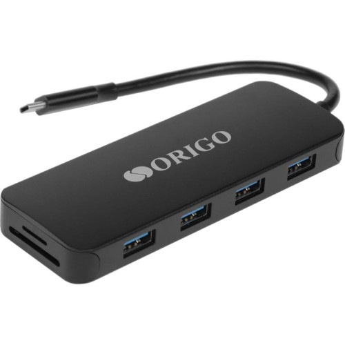 Разветвитель USB 3.0 Origo OU3390SNPD 4порт. черный (OU3390SNPD/B1)