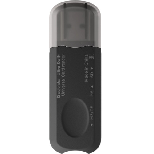 Defender Универсальный картридер Ultra Swift USB 2.0, 4 слота