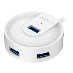 Разветвитель USB 3.0 A4Tech HUB-30 4порт. белый