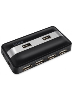 Разветвитель USB 2.0 Buro BU-HUB7-U2.0 7порт. черный