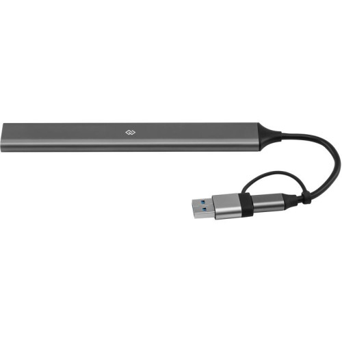 Разветвитель USB-C + USB-A Digma DHUB-7USB-AC-3.0 7порт. серебристый Разветвитель USB-C + USB-A Digma DHUB-7USB-AC-3.0 7порт. серебристый