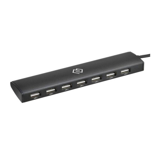 Разветвитель USB-C Digma HUB-7U2.0-UC-B 7порт. черный