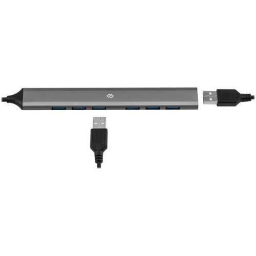 Разветвитель USB-C + USB-A Digma DHUB-7USB-AC-3.0 7порт. серебристый Разветвитель USB-C + USB-A Digma DHUB-7USB-AC-3.0 7порт. серебристый