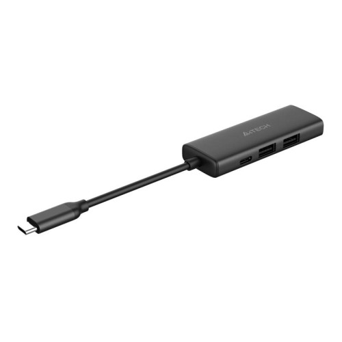 Разветвитель USB-C A4Tech DST-40C 2порт. серый