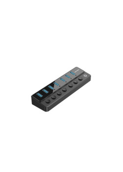 Концентратор Vention OTG USB 3.0 на 7 портов Черный