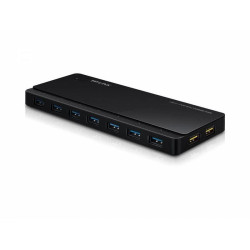 Концентратор/ 7 ports USB 3.0 Hub with 2 power charge ports (2.4A Max), Desktop, a 12V/4A power adapter included