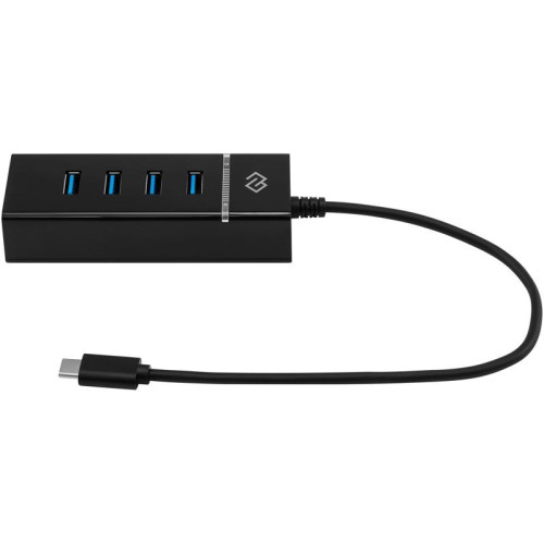 Разветвитель USB-C Digma DHUB-4USB-C-3.0 4порт. черный