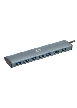 Разветвитель USB-C Digma HUB-7U3.0-UC-G 7порт. серый