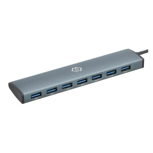 Разветвитель USB-C Digma HUB-7U3.0-UC-G 7порт. серый