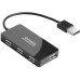 Greenconnect USB 2.0 Разветвитель GCR-UH244B на 4 порта 0,15m , black Greenconnect USB 2.0 Разветвитель GCR-UH244B на 4 порта 0,15m , black