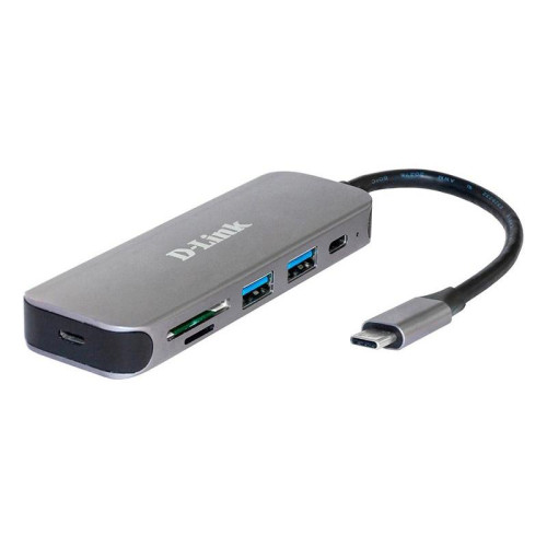 Разветвитель USB 2.0 D-Link DUB-2325 2порт. черный (DUB-2325/A2A)