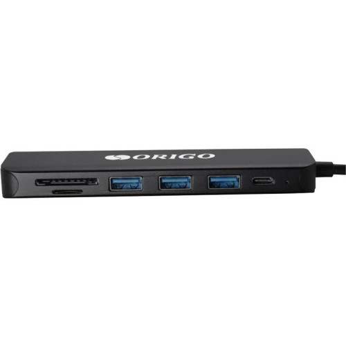 Разветвитель USB-C Origo OU3340PD 3порт. черный (OU3340PD/B1)