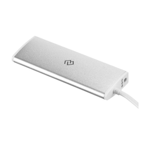 Разветвитель USB-C Digma HUB-4U3.0-UC-S 4порт. серебристый