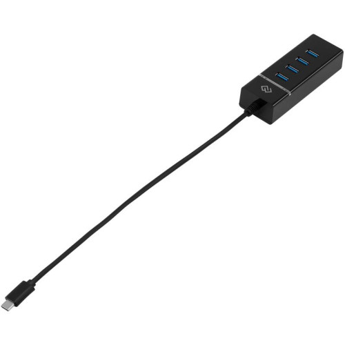 Разветвитель USB-C Digma DHUB-4USB-C-3.0 4порт. черный