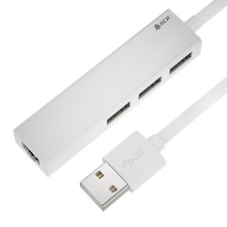 Greenconnect USB 2.0 Разветвитель на 3 порта + 10/100Mbps Ethernet Network GCR-AP03