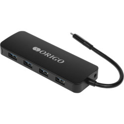Разветвитель USB 3.0 Origo OU3390SNPD 4порт. черный (OU3390SNPD/B1)