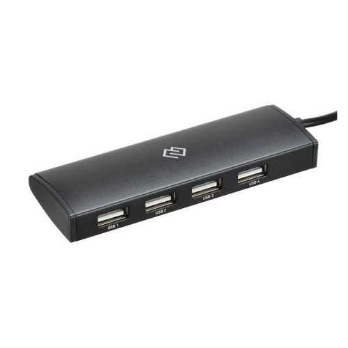 Разветвитель USB-C Digma HUB-4U2.0-UC-B 4порт. черный
