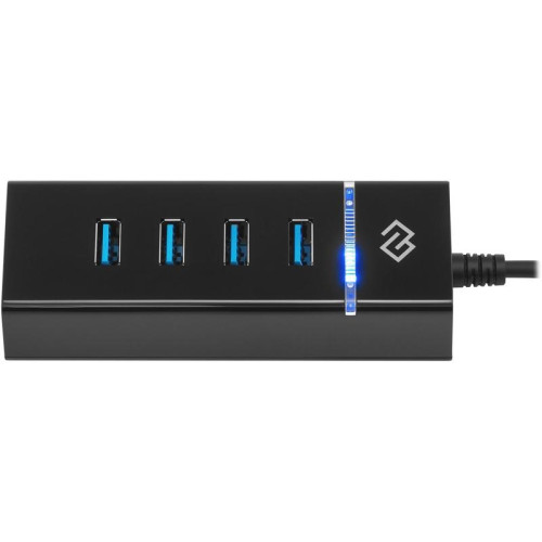 Разветвитель USB-C Digma DHUB-4USB-C-3.0 4порт. черный