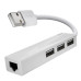 Greenconnect USB 2.0 Разветвитель на 3 порта + 10/100Mbps Ethernet Network GCR-AP03