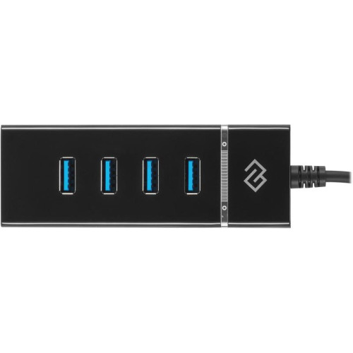 Разветвитель USB-C Digma DHUB-4USB-C-3.0 4порт. черный