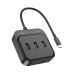 Разветвитель USB-C Hoco HB35 4порт. черный Разветвитель USB-C Hoco HB35 4порт. черный