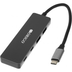 Разветвитель USB-C Origo OU3340C 4порт. черный (OU3340C/A1A)
