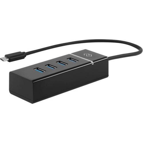 Разветвитель USB-C Digma DHUB-4USB-C-3.0 4порт. черный