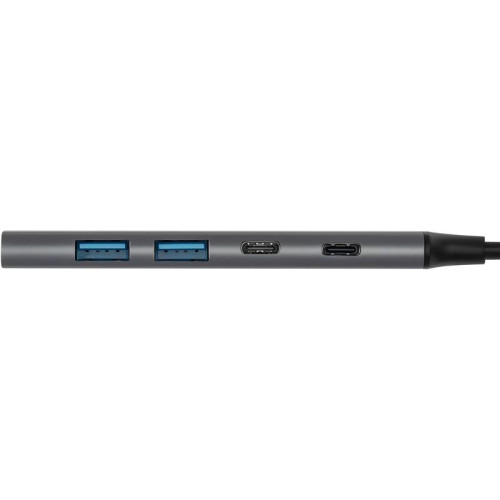 Разветвитель USB-C Digma DHUB-5USB-AC-3.0 5порт. серебристый