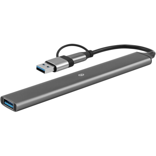 Разветвитель USB-C + USB-A Digma DHUB-7USB-AC-3.0 7порт. серебристый Разветвитель USB-C + USB-A Digma DHUB-7USB-AC-3.0 7порт. серебристый