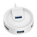 Разветвитель USB 3.0 A4Tech HUB-30 4порт. белый Разветвитель USB 3.0 A4Tech HUB-30 4порт. белый