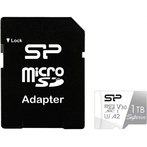 Флеш карта microSDXC 1TB Silicon Power SP001TBSTXDA2V20SP Superior + adapter