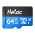Флеш карта microSDXC 64GB Netac NT02P500STN-064G-S P500 w/o adapter Флеш карта microSDXC 64GB Netac NT02P500STN-064G-S P500 w/o adapter