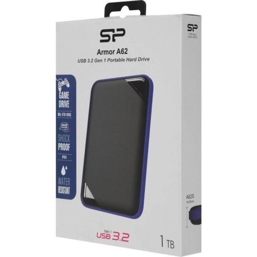 Жесткий диск Silicon Power USB3.0 1TB SP010TBPHD62SS3B Armor A62 2.5 Жесткий диск Silicon Power USB3.0 1TB SP010TBPHD62SS3B Armor A62 2.5