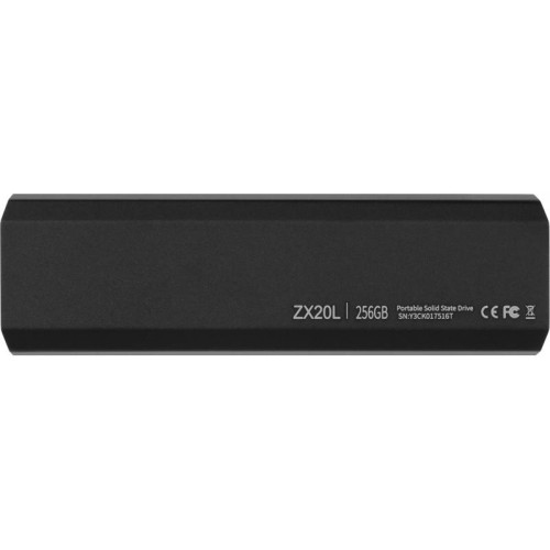 Накопитель SSD Netac USB-C 256GB NT01ZX20L-256G-32BK ZX20L черный