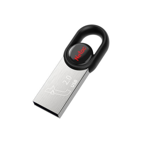Флеш Диск Netac 16Gb UM2 NT03UM2N-016G-20BK USB2.0 серебристый/черный