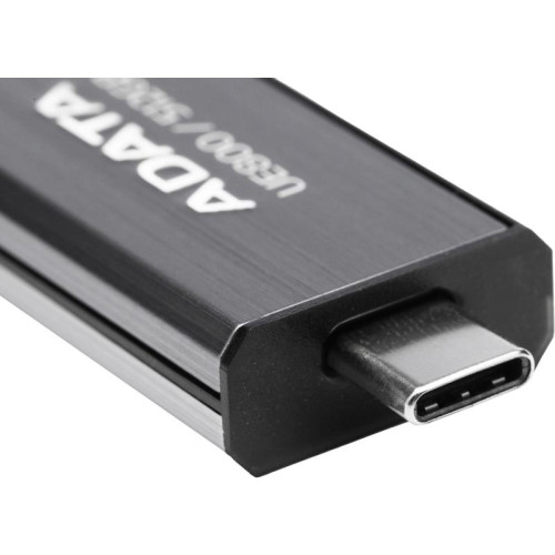 Флеш Диск A-Data 512Gb Type-C UE800 AELI-UE800-512G-CSG USB3.2 серебристый