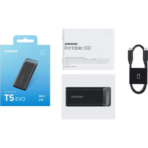 Накопитель SSD Samsung USB-C 2TB MU-PH2T0S/WW T5 Evo 2.5