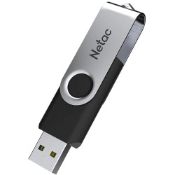 Флеш Диск Netac 128GB U505 NT03U505N-128G-30BK USB3.0 черный/серебристый