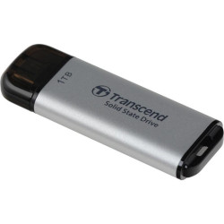 Накопитель SSD Transcend USB-C 1TB TS1TESD300S ESD300 серебристый