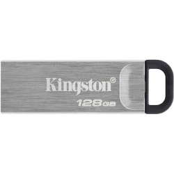 Флеш Диск Kingston 128GB DataTraveler Kyson DTKN/128GB USB3.2 серебристый/черный