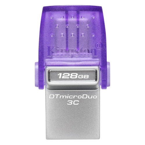 Флэш USB Kingston 128GB DataTraveler microDuo 3C 200MB/s dual USB-A + USB-C/ Kingston USB 128GB DataTraveler microDuo 3C 200MB/s dual USB-A + USB-C