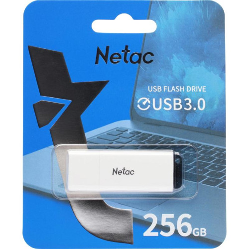 Флеш Диск Netac 256Gb U185 NT03U185N-256G-30WH USB3.0 белый
