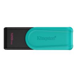Флеш-накопитель 128GB USB 3.2 Gen 1 DataTraveler Exodia S (Black + Black)/ Kingston 128GB USB 3.2 Gen 1 DataTraveler Exodia S (Black + Black)