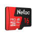 Флеш карта microSDHC 16GB Netac NT02P500PRO-016G-S P500 Extreme Pro V10 A1 w/o adapter Флеш карта microSDHC 16GB Netac NT02P500PRO-016G-S P500 Extreme Pro V10 A1 w/o adapter