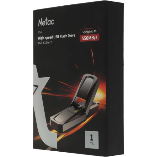 Флеш Диск Netac 1TB US5 NT03US5C-001T-32TA USB3.2 серый