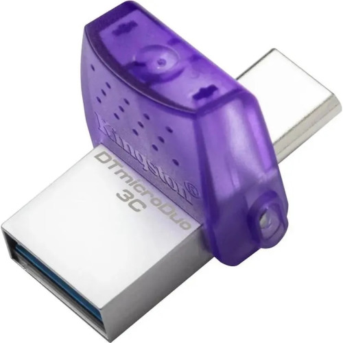 Флэш USB Kingston 256GB DataTraveler microDuo 3C 200MB/s dual USB-A + USB-C/ Kingston USB 256GB DataTraveler microDuo 3C 200MB/s dual USB-A + USB-C Флэш USB Kingston 256GB DataTraveler microDuo 3C 200MB/s dual USB-A + USB-C/ Kingston USB 256GB DataTraveler microDuo 3C 200MB/s dual USB-A + USB-C