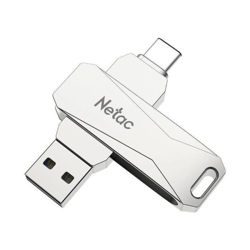 Флеш Диск Netac 64Gb U782C NT03U782C-064G-30PN USB3.0 серый