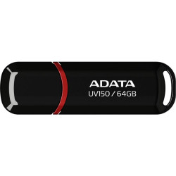 Флеш Диск A-Data 64GB AUV150 AUV150-64G-RBK USB3.0 черный
