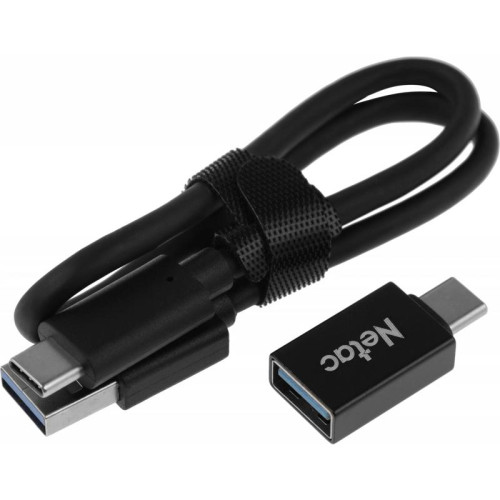 Накопитель SSD Netac USB-C 2Tb NT01ZSLIM-002T-32BK Z Slim 1.8